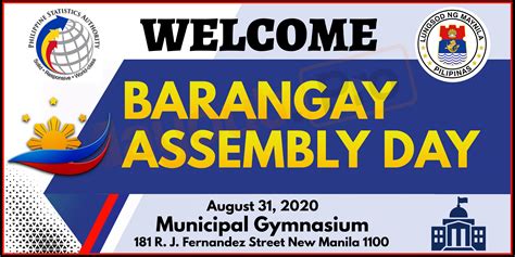 barangay assembly 2024 tarpaulin layout editable